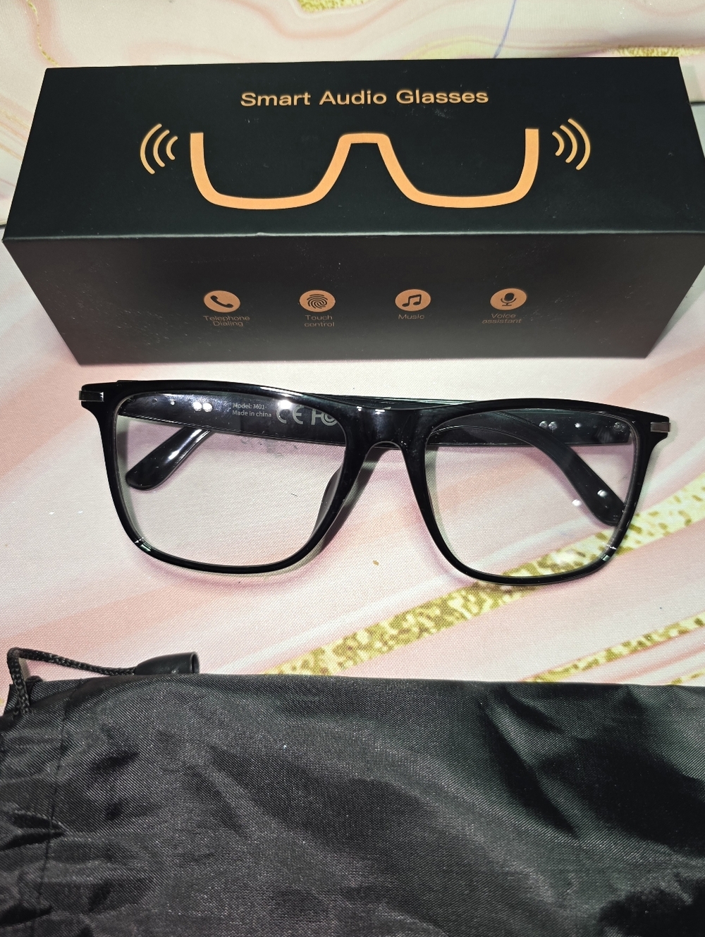 Smart Audio Glasses - Black